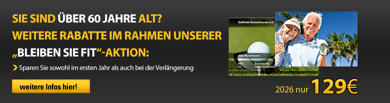 Golf Fernmitgliedschaft 2026 Senioren Angebot